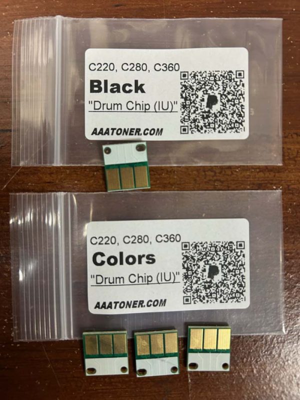 Imaging Unit Drum Chips for Konica Minolta Bizhub C220, C280, C360 (DR311)