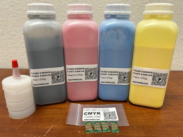 Toner Refill for Konica Minolta Bizhub C3350, C3850 FS (TNP-48)
