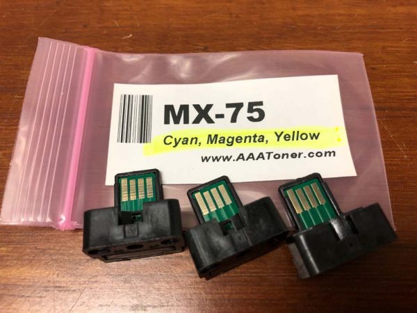 Toner Chip for Sharp MX-6500N, MX-7500N, MX-7090N, MX-8090N (MX-75 + MX-62) !!! - Image 3