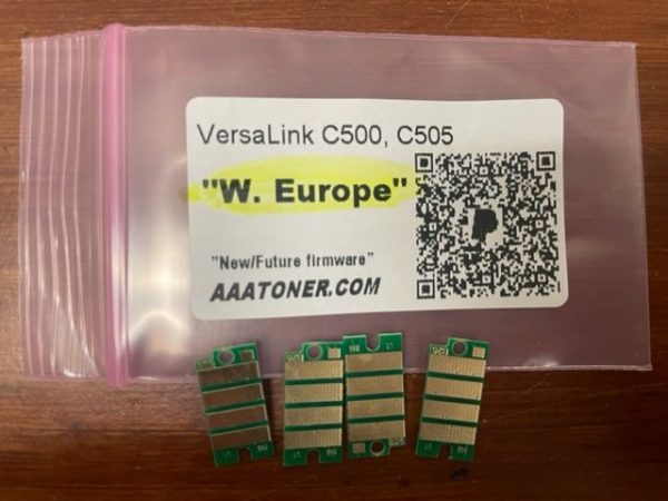 Toner Chips for Xerox VersaLink C500, C505 (W. Europe only)