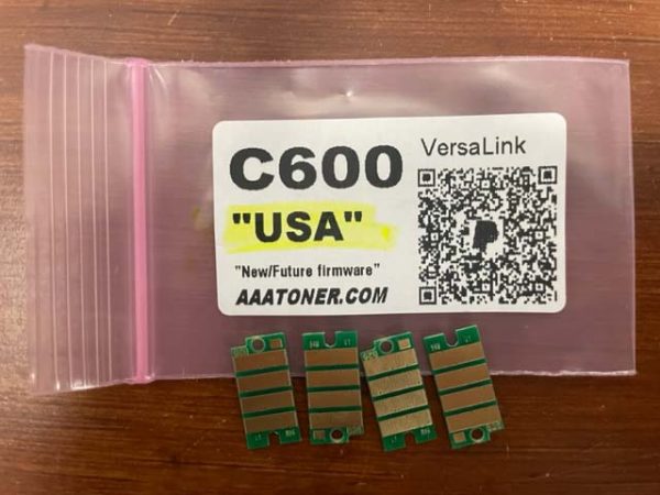 EXTRA HY Toner Chips for Xerox VersaLink C600 - (USA)