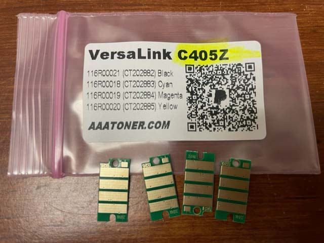 Toner Chips for Xerox VersaLink C405Z - " 405Z Model ONLY " - Image 2