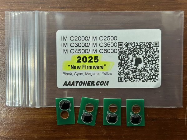 Toner Chips for Ricoh IM C2000, IM C2500, IM C3000 IM C3500, IM C4500, IM C6000 (IM)