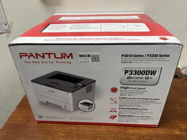 MICR Check Pantum P3300DW Printer TL-410, TL-410X,  TL-410H Toner Cartridge included. READY TO USE !! - Image 8