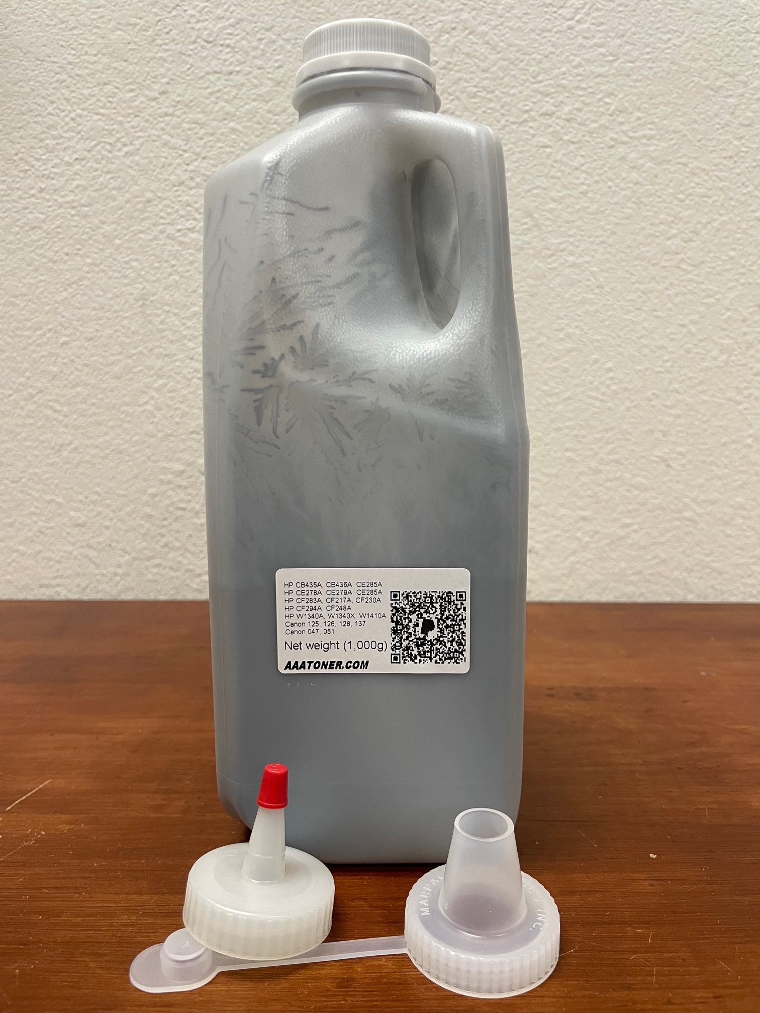 (1kg/1,000g) BULK Toner Refill for HP CB435A, CB436A, CE285A, CE278A, CF279A, CE285A, CF283A, CF217A, CF230A, CF294A, CF248A, Canon 125, 126, 128, 137, 047, 051