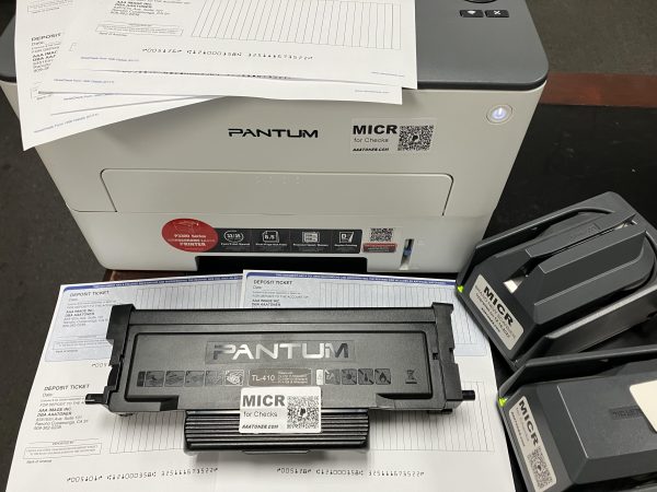MICR Check Pantum P3300DW Printer TL-410, TL-410X,  TL-410H Toner Cartridge included. READY TO USE !!