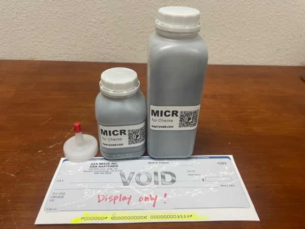 MICR (Check Print) Toner Refill for HP CF283A (83A),  Canon 137 MICR Refill Toner  - " 70g " + Chip