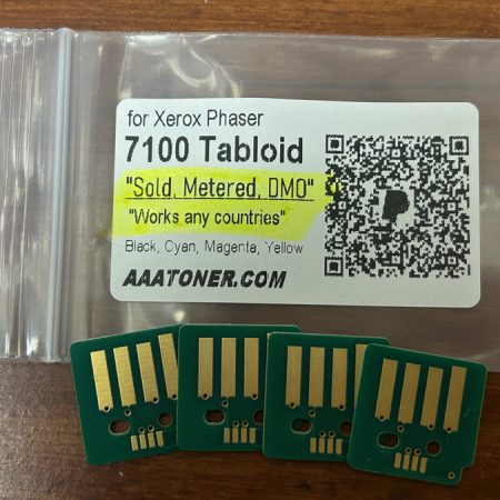 Toner Chip for Xerox Phaser 7100, 7100N, 7100DN Tabloid (USA, W. Europe)