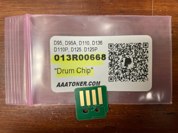 " Drum Chip " for Xerox D95, D95A, D110, D110P, D125. D136 (013R00668)