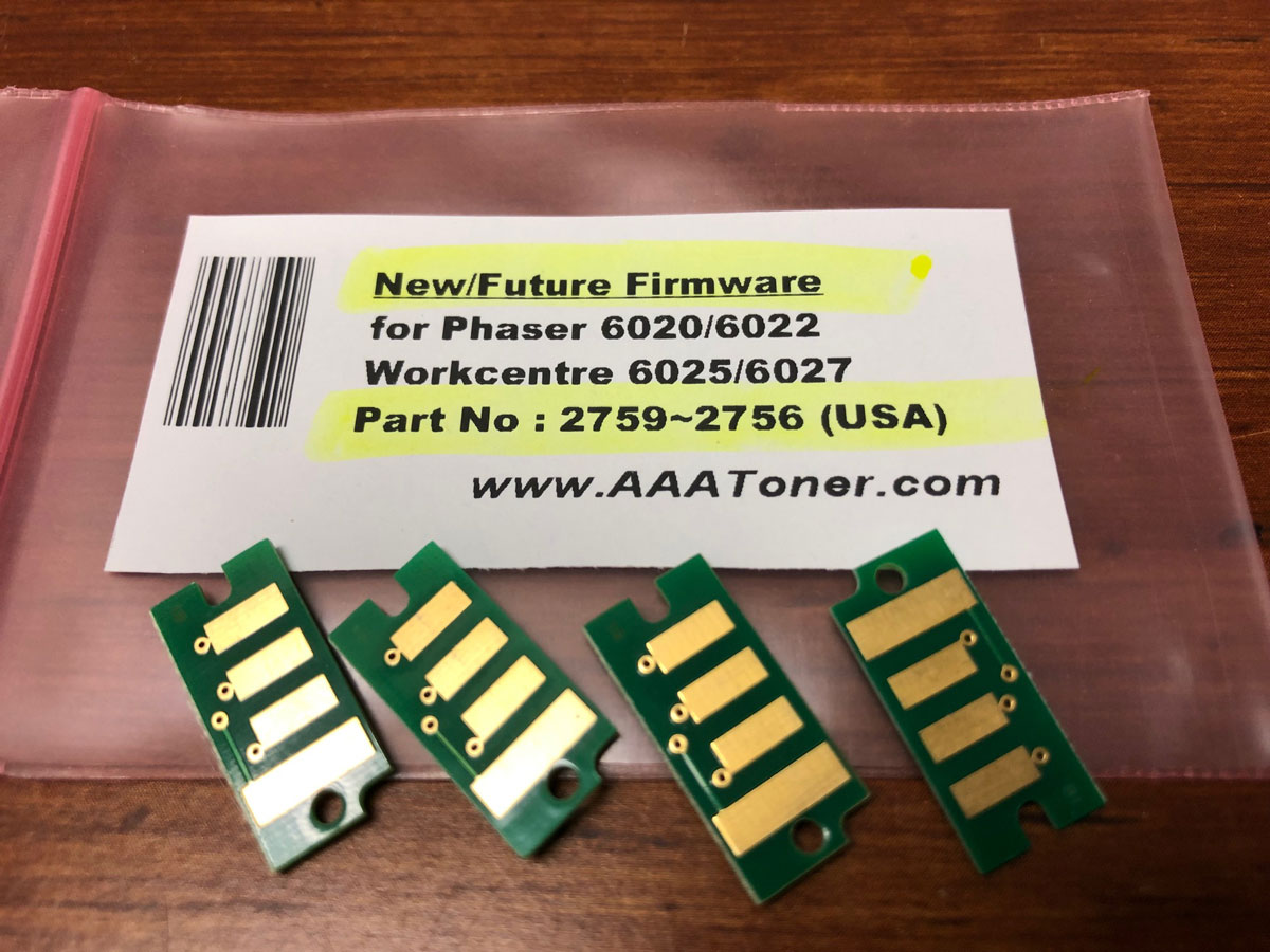 Toner Chip for Xerox Phaser 6020, 6022, WorkCentre 6025, 6027 (USA, W.Europe)