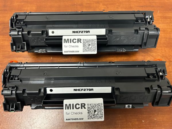 2 x (MICR Check Print) Remanufactured Toner Cartridge for HP CF279A (79A) Toner Cartridge