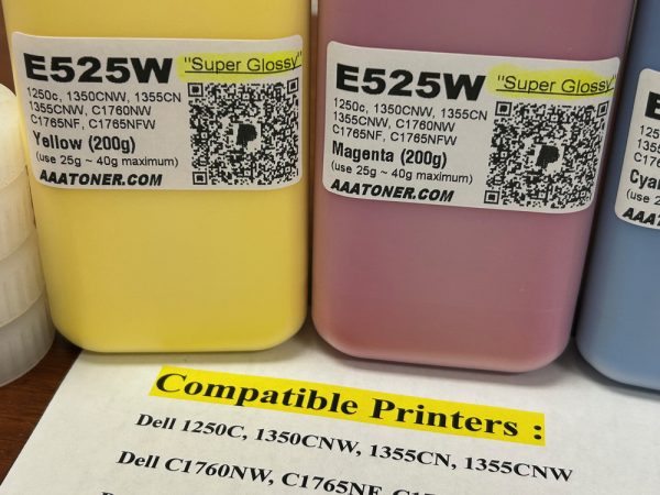 " SUPER GLOSSY " Toner Refill for Dell 1250C, 1350CNW, 1355CN, 1355CNW, C1760NW, C1765NF, C1765NFW, C1660, C1660W, C1660CN, C1660CNW, E525W, Xerox Phaser 6000, 6010, Xerox WorkCentre 6015,, Xerox Phaser 6020, 6022, Xerox WorkCentre 6025, 6027 - Image 6
