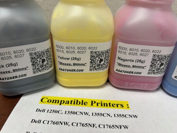 " SUPER GLOSSY " Toner Refill for Dell 1250C, 1350CNW, 1355CN, 1355CNW, C1760NW, C1765NF, C1765NFW, C1660, C1660W, C1660CN, C1660CNW, E525W, Xerox Phaser 6000, 6010, Xerox WorkCentre 6015,, Xerox Phaser 6020, 6022, Xerox WorkCentre 6025, 6027 - Image 4