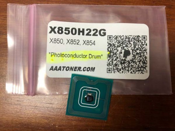 X850H22G (Photoconductor) Drum Chip for Lexmark X850, X852, X854
