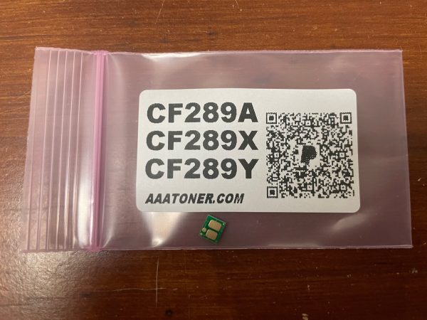 Toner Chip for HP CF289A, CF289X, CF289Y (89A, 89X, 89Y) LaserJet Enterprise, Managed M528, M507, E52645c, E52645dn