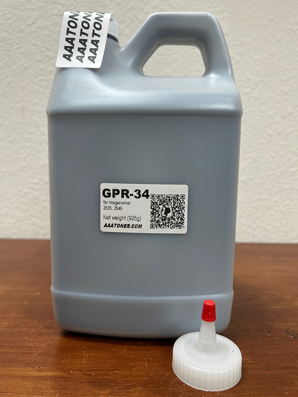 (925g) Toner Refill for Canon GPR-34, GPR34 for Canon imageRUNNER 2535, 2535I, 2545, 2545I