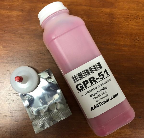 Toner Refill for Canon (GPR-51, GPR51) for imageRUNNER ADVANCE C250if, C255if, C350if, C350P, C355if - Image 6