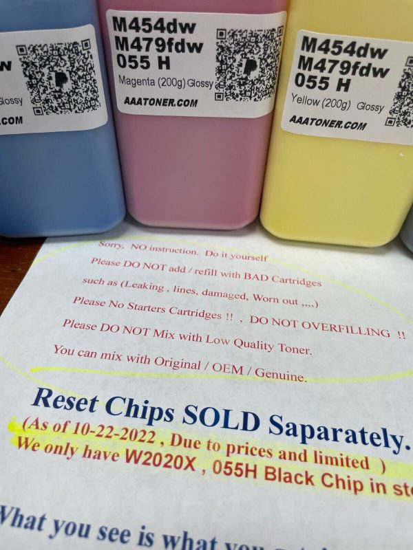 Toner Refill for HP Color LaserJet Pro M454 , M479, M455dn, M480f, Canon 055H, LBP664cdw, MF741cdw, MF743cdw, MF745cdw - Image 3