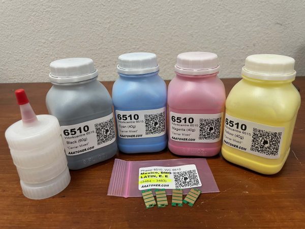 Toner Refill for Xerox Phaser 6510, Xerox WorkCentre 6515 (Mexico, LATIN, Ease Europe, DMO)