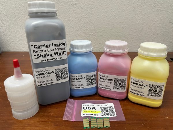 Toner Refill for Xerox VersaLink C400, C400DN, VersaLink C405, C405DN (USA, W. Europe)