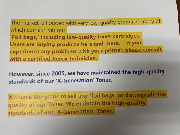 (700g x 4) Toner Refill for Xerox 700, 770, 770i, C75, J75 Digital Press + 4 Chips - Image 2