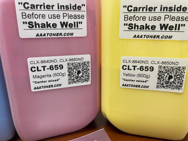 (600g x 4) Toner Refill for Samsung CLX-8640ND, CLX-8650ND MFP (CLT-659) + 4 Chips - Image 4