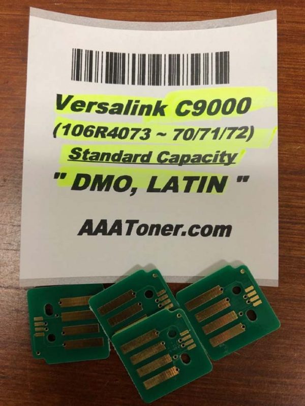 Standard Capacity Toner Chip (4073 - 70/71/72) for Xerox VersaLink C9000, C9000DT (DMO, LATIN, Eastern Europe)