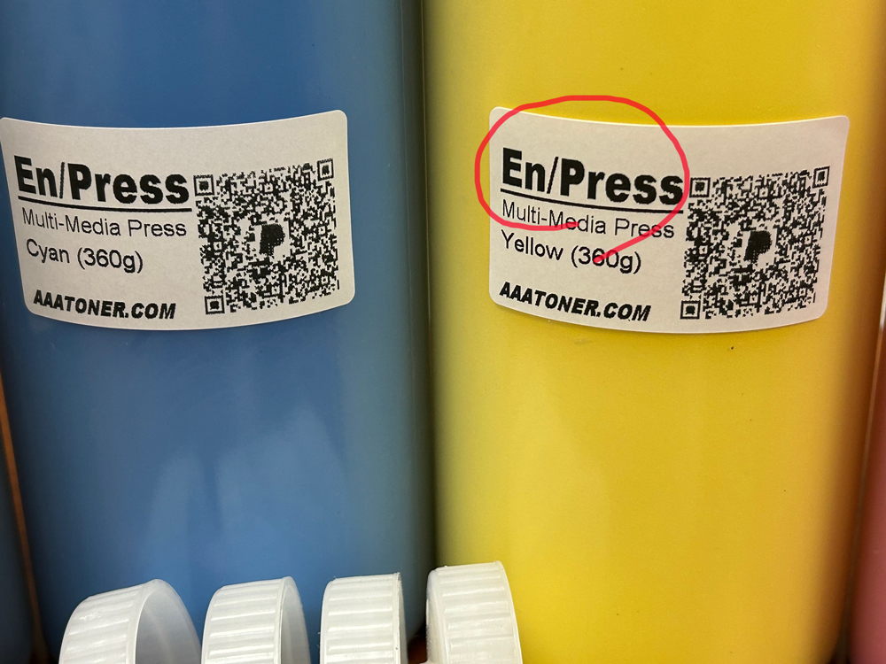 Toner Refill for Xante EnPress Digital Multi-Media Press (EnPress) !!! - Image 3