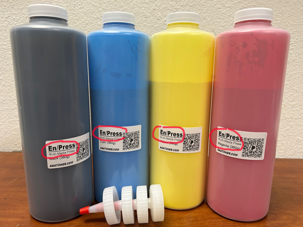 Toner Refill for Xante EnPress Digital Multi-Media Press (EnPress) !!!