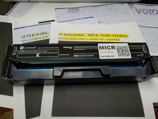 MICR (Check Color) for Lexmark CS331, CS331dw, CX331adwe, CS431, CS431dw, CX431, CX431adw Color printer Toner Cartridge for (Ready to use)