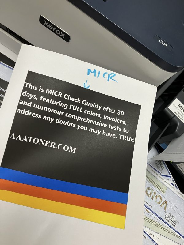 MICR (Check Print) (120g) Toner Refill for Xerox C230, C230DNI, C235, C235DNI Color Printer - Image 12