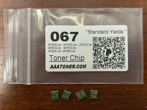Toner Chip for Canon imageCLASS MF656Cdw, LBP633Cdw, LBP632Cdw, MF652Cdw, MF653Cdw, MF654Cdw, MF656Cdw (067, 067H) - Image 3