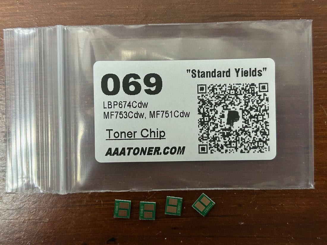 Toner Chip for Canon imageCLASS LBP674Cdw, MF753Cdw, MF751Cdw (069, 069H) - Image 3