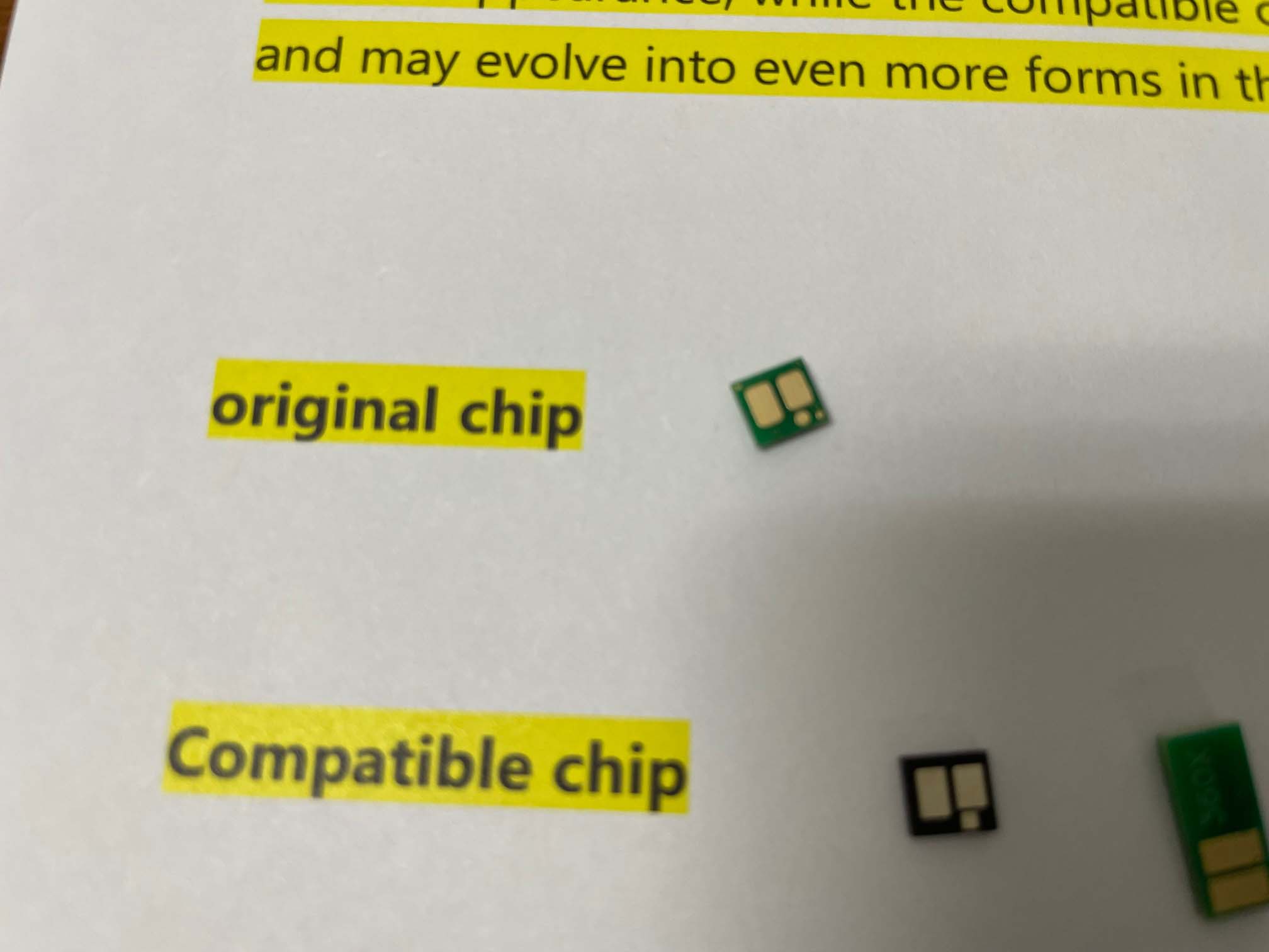 Toner Chip for HP CF460X, CF461X, CF462X, CF463X, Enterprise M652, M653 (656X) - Image 3