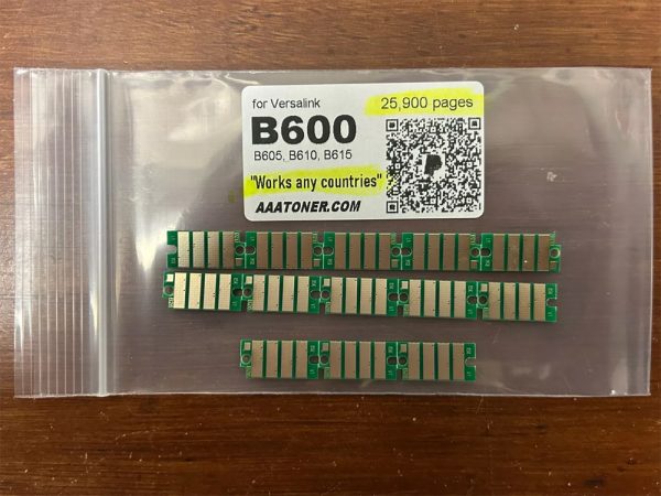 Toner Chips for Xerox VersaLink B600, B605, B610, B615 (works any countries) - Image 2