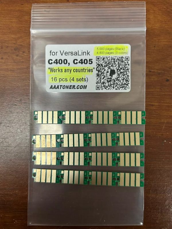 High Capacity Toner Chips for Xerox VersaLink C400, C405 (works any countries)