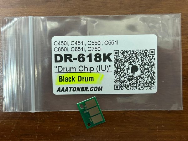 Toner Chip, Drum Chip (Imaging unit), Developer Chip for Bizhub C450i, C550i, C650i, C750i (DR-618K, DR-618, TN-626, TN-628, TN-330, TN-715, DV-621) - Image 3