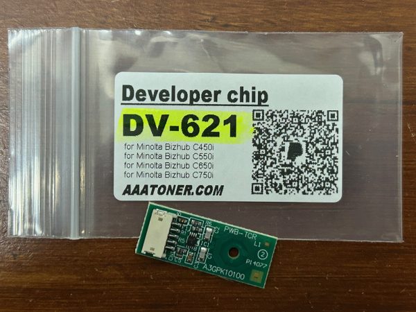 Toner Chip, Drum Chip (Imaging unit), Developer Chip for Bizhub C450i, C550i, C650i, C750i (DR-618K, DR-618, TN-626, TN-628, TN-330, TN-715, DV-621) - Image 4
