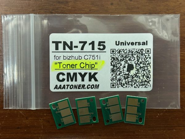 Toner Chip, Drum Chip (Imaging unit), Developer Chip for Bizhub C450i, C550i, C650i, C750i (DR-618K, DR-618, TN-626, TN-628, TN-330, TN-715, DV-621) - Image 5