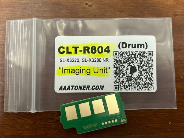 "Imaging Unit" Drum Chip for Samsung CLT-R804, CLTR804 (SS673A), MultiXpress SL-X3220 NR, SL-X3280 NR (Drum)