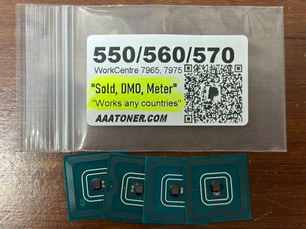 Toner Chip for Xerox 550, 560, 570, WorkCentre 7965, 7975 Production Digital Printer (works any countries)