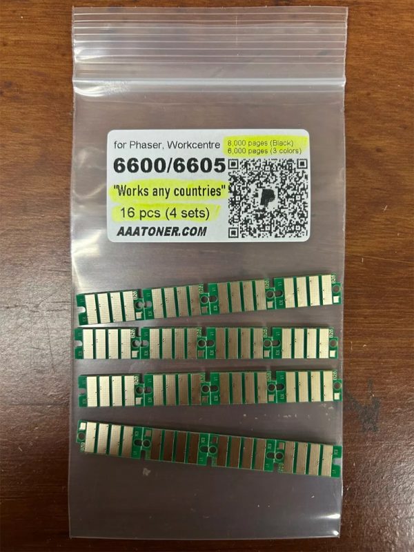 High Capacity Toner Chips for Xerox Phaser 6600, WorkCentre 6605 (works any countries)