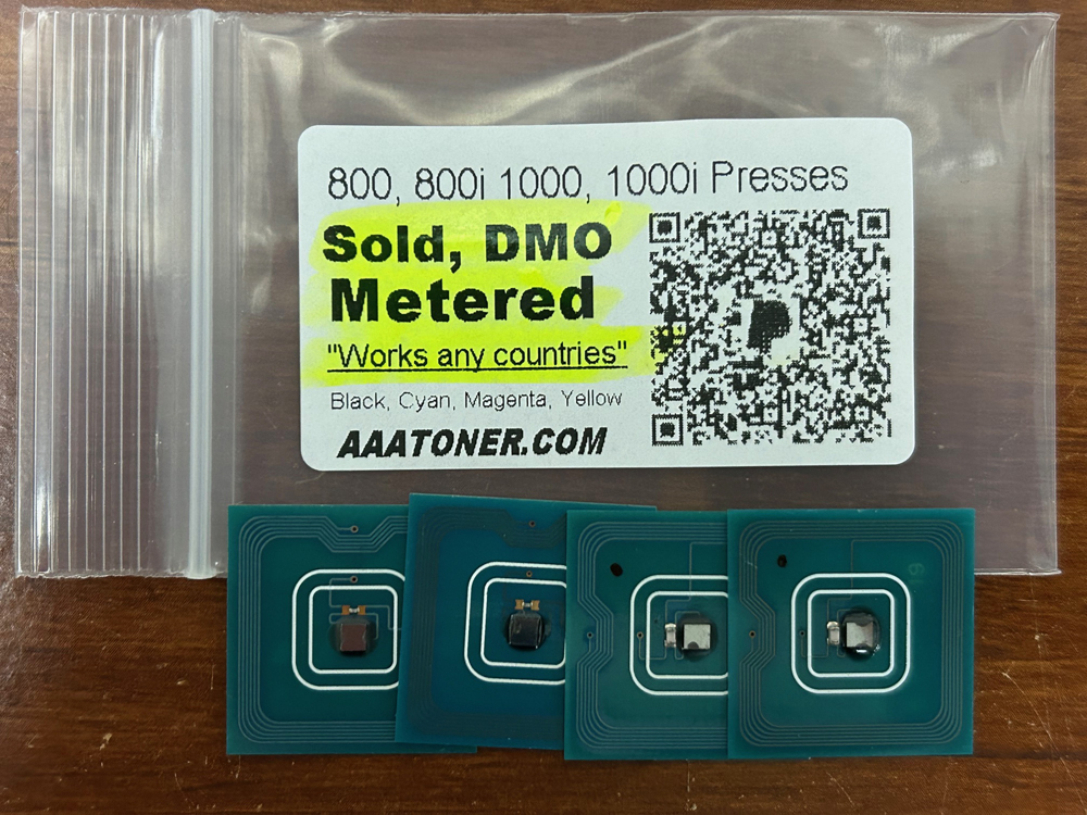 Toner Chip for Xerox Color 800, 1000, 800i, 1000i Presses (Works any countries)