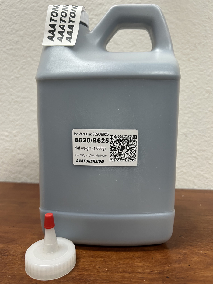 (1kg/1,000g) Toner Refill for for Xerox VersaLink B620, VersaLink B625 Mono Laser Printer