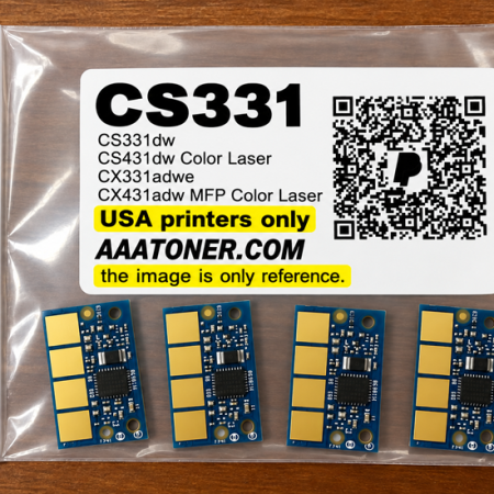 Toner Chip for Lexmark CS331, CS431, CX331, CX431